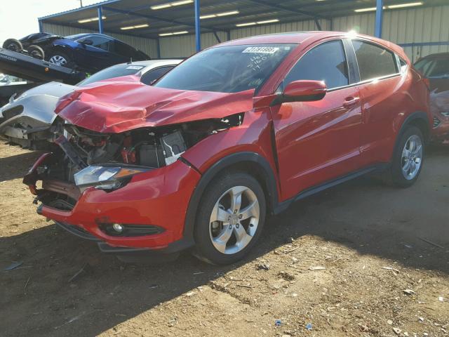 3CZRU6H52GM746093 - 2016 HONDA HR-V EX RED photo 2