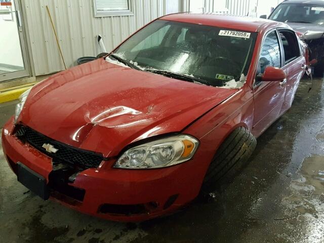 2G1WC5E37D1230171 - 2013 CHEVROLET IMPALA LTZ RED photo 2