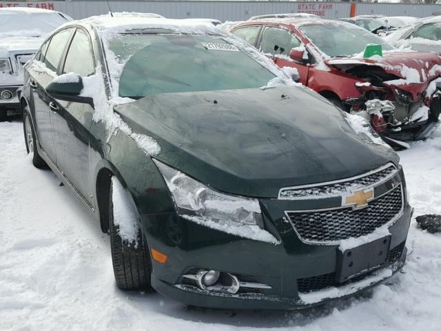 1G1PC5SB9E7180765 - 2014 CHEVROLET CRUZE LT GREEN photo 1