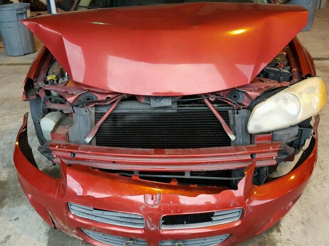 1B3EJ46X01N640455 - 2001 DODGE STRATUS SE RED photo 7