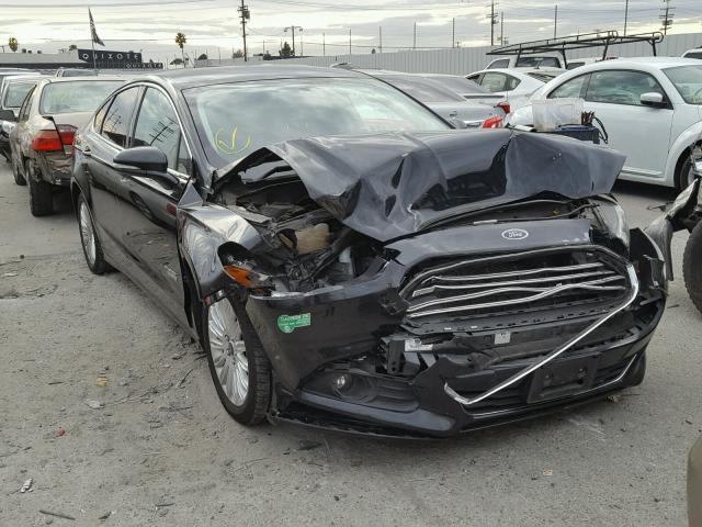 3FA6P0PU2FR147353 - 2015 FORD FUSION SE BLACK photo 1