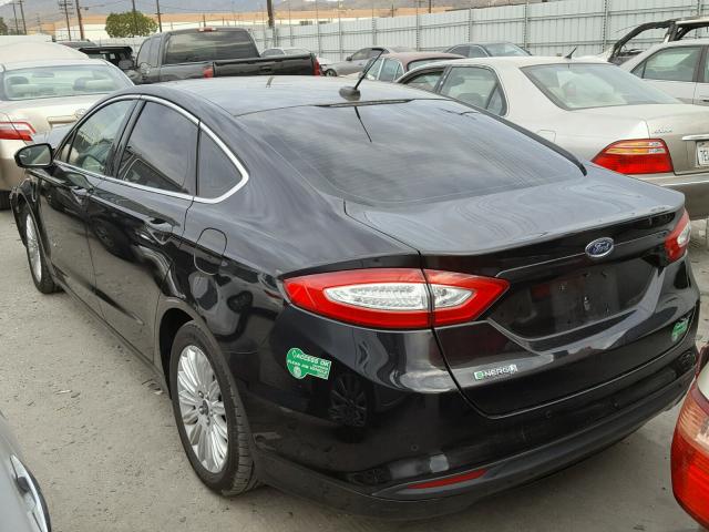 3FA6P0PU2FR147353 - 2015 FORD FUSION SE BLACK photo 3