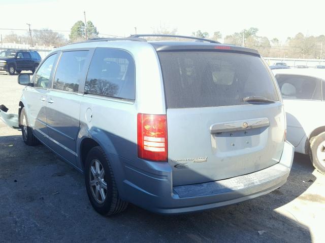 2A8HR54P58R821523 - 2008 CHRYSLER TOWN & COU GREEN photo 3