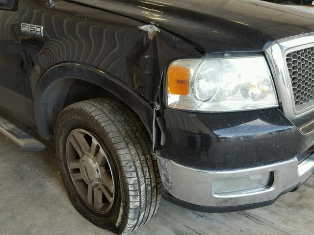 1FTPW12545FA60802 - 2005 FORD F150 SUPER BLACK photo 10