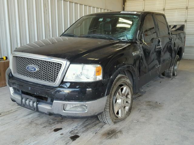 1FTPW12545FA60802 - 2005 FORD F150 SUPER BLACK photo 2