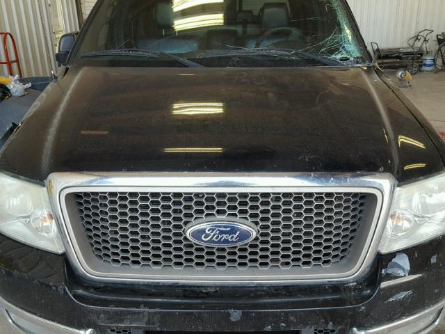 1FTPW12545FA60802 - 2005 FORD F150 SUPER BLACK photo 7