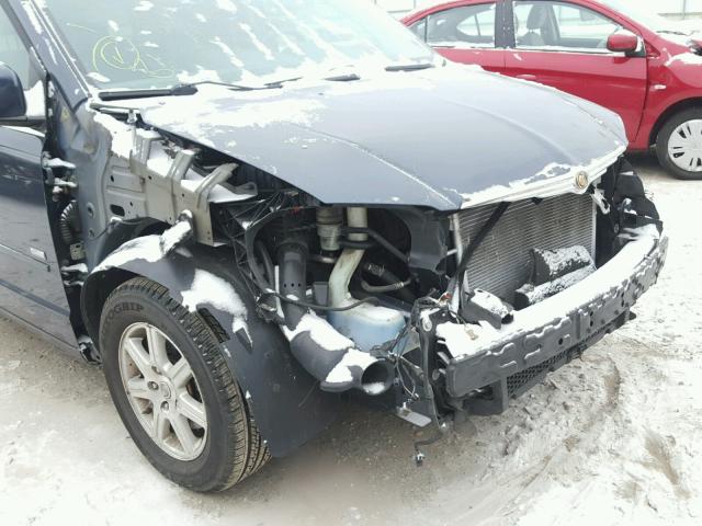 2A8HR54P28R793003 - 2008 CHRYSLER TOWN & COU BLUE photo 9