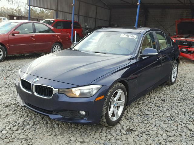 WBA3D3C5XEK153133 - 2014 BMW 328 D BLUE photo 2