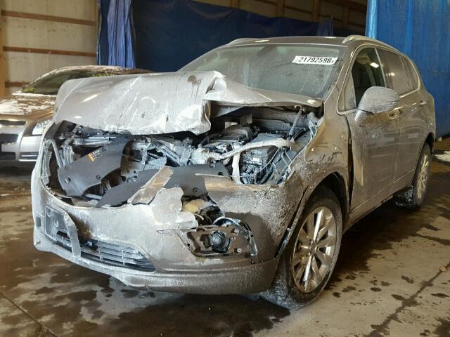 LRBFXBSA9HD237029 - 2017 BUICK ENVISION E GRAY photo 2