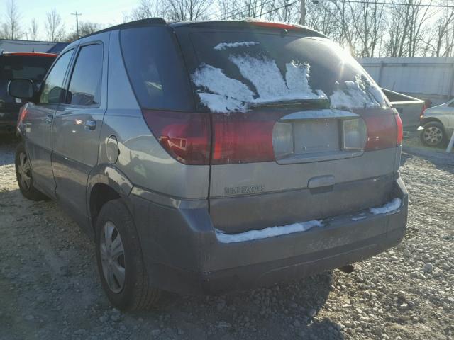 3G5DA03E74S555233 - 2004 BUICK RENDEZVOUS SILVER photo 3