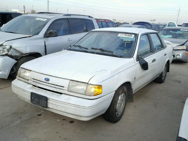 2FAPP36U7PB181182 - 1993 FORD TEMPO GL WHITE photo 2