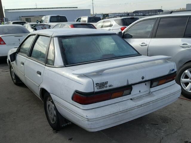 2FAPP36U7PB181182 - 1993 FORD TEMPO GL WHITE photo 3