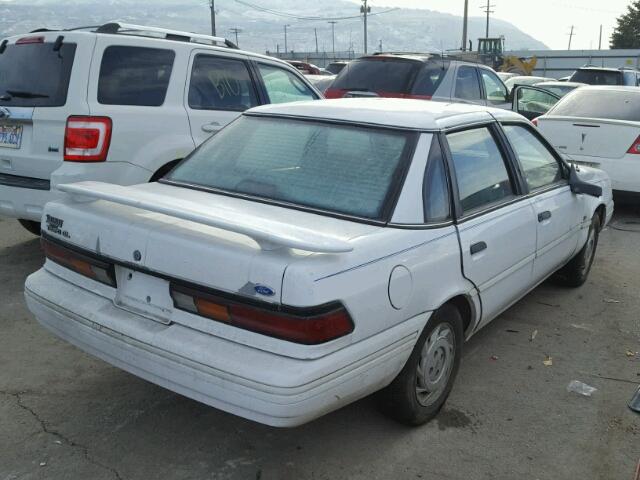 2FAPP36U7PB181182 - 1993 FORD TEMPO GL WHITE photo 4