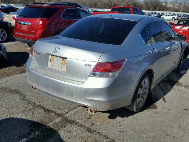 1HGCP36839A045000 - 2009 HONDA ACCORD EXL GRAY photo 4