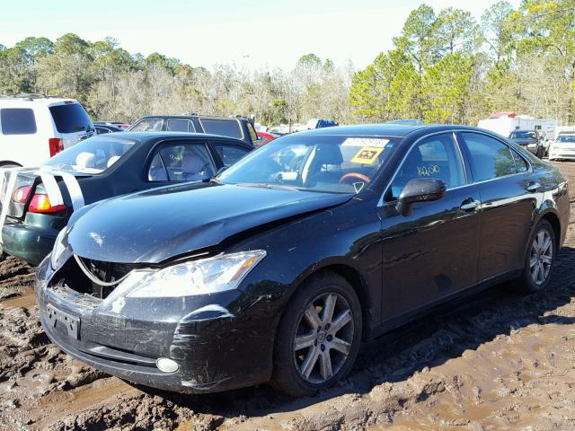 JTHBJ46G092315057 - 2009 LEXUS ES 350 BLACK photo 2