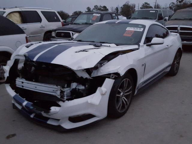 1FA6P8CF6F5422912 - 2015 FORD MUSTANG GT WHITE photo 2