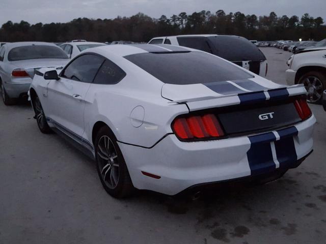 1FA6P8CF6F5422912 - 2015 FORD MUSTANG GT WHITE photo 3