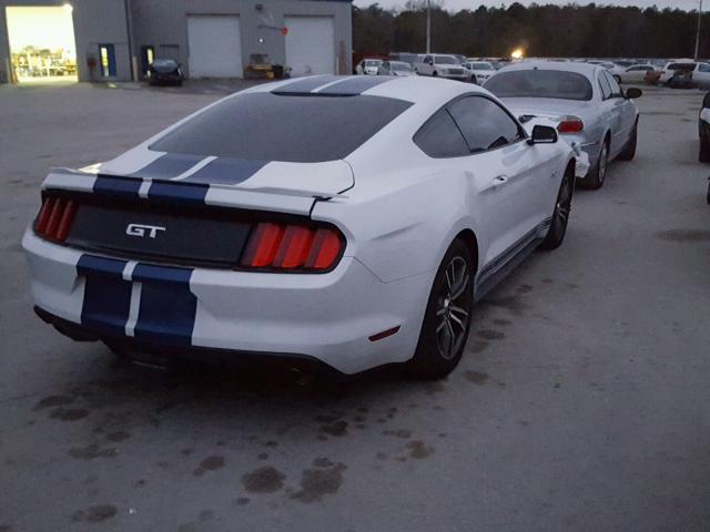 1FA6P8CF6F5422912 - 2015 FORD MUSTANG GT WHITE photo 4