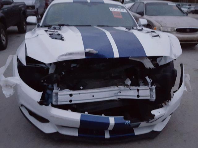 1FA6P8CF6F5422912 - 2015 FORD MUSTANG GT WHITE photo 9