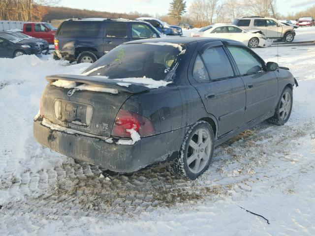 3N1AB51A06L596406 - 2006 NISSAN SENTRA SE- BLACK photo 4