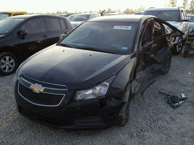 1G1PA5SH2E7260421 - 2014 CHEVROLET CRUZE LS BLACK photo 2