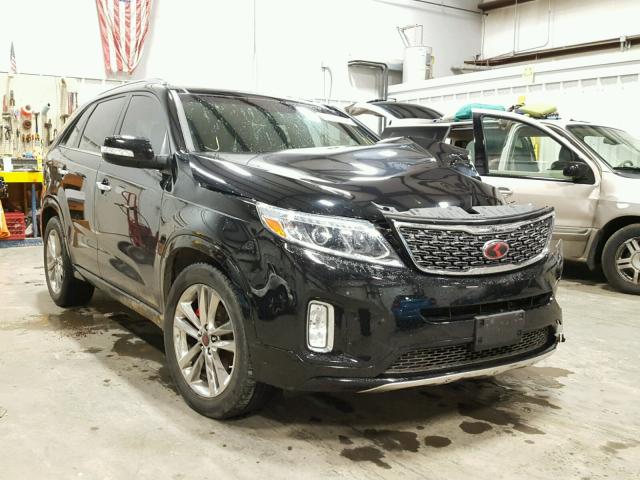 5XYKW4A71EG492517 - 2014 KIA SORENTO SX BLACK photo 1