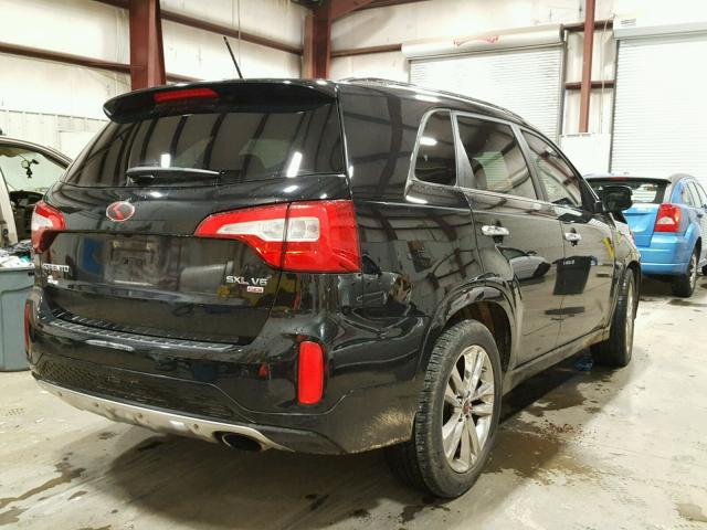 5XYKW4A71EG492517 - 2014 KIA SORENTO SX BLACK photo 4