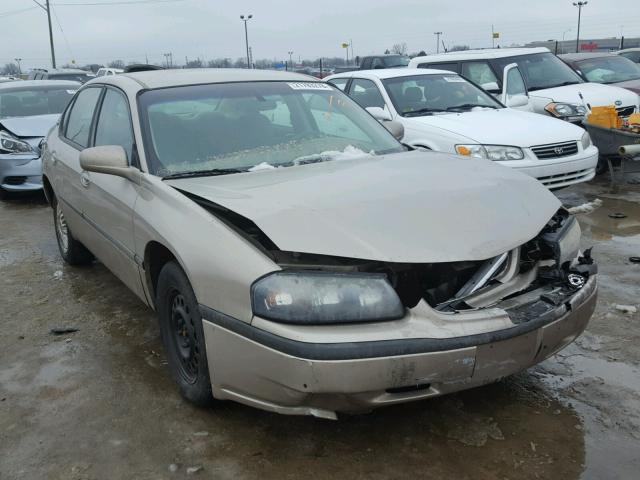 2G1WF52E619244119 - 2001 CHEVROLET IMPALA TAN photo 1