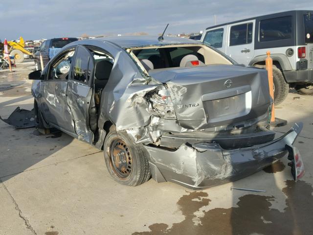 3N1AB61E38L693921 - 2008 NISSAN SENTRA 2.0 GRAY photo 3