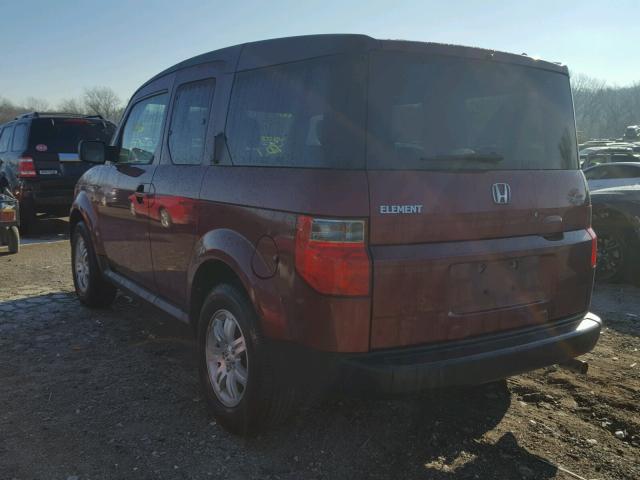 5J6YH17786L008224 - 2006 HONDA ELEMENT EX MAROON photo 3