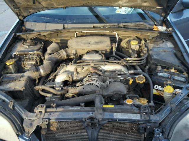 4S3BL616057207637 - 2005 SUBARU LEGACY 2.5 BLUE photo 7