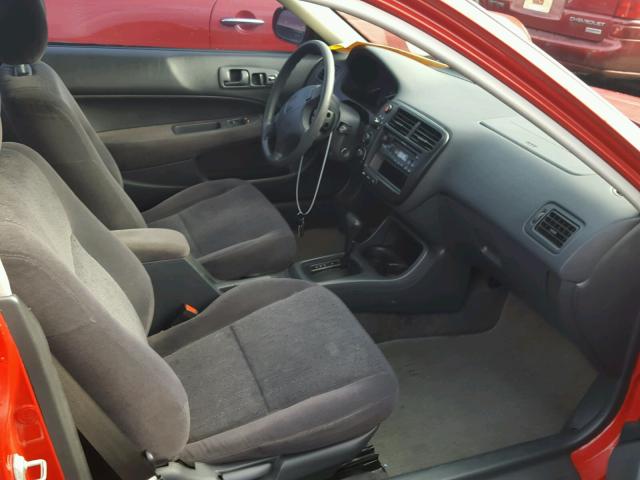 1HGEJ8242XL093261 - 1999 HONDA CIVIC EX წითელი ფოტო 5