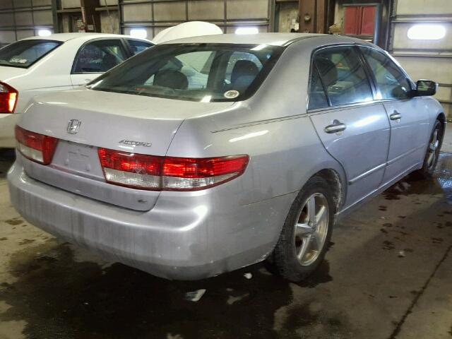 1HGCM56694A013521 - 2004 HONDA ACCORD EX SILVER photo 4