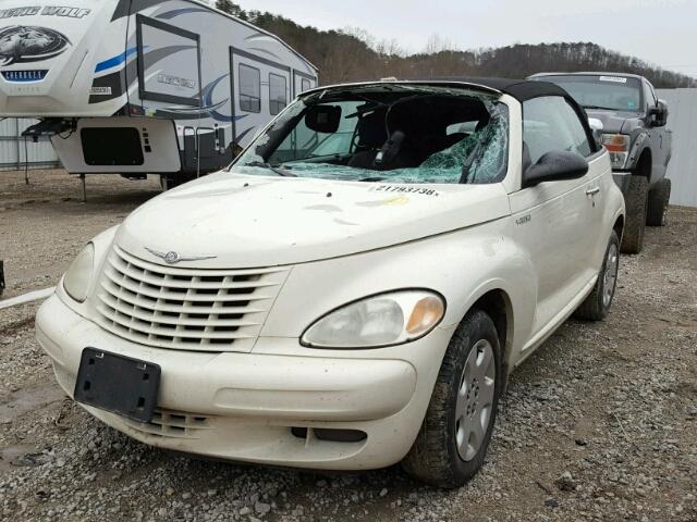 3C3EY45X15T611455 - 2005 CHRYSLER PT CRUISER WHITE photo 2