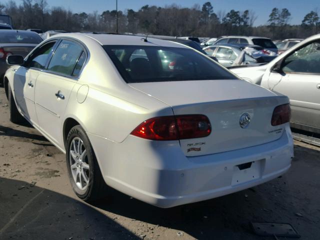 1G4HD57247U161560 - 2007 BUICK LUCERNE CX WHITE photo 3