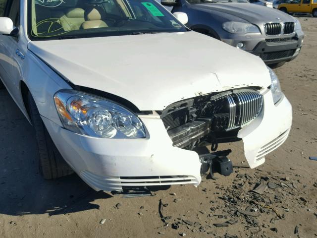 1G4HD57247U161560 - 2007 BUICK LUCERNE CX WHITE photo 9