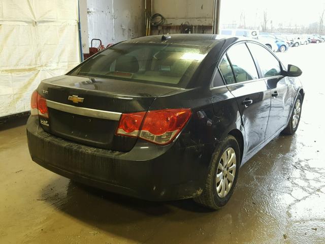 1G1PC5SH1B7148702 - 2011 CHEVROLET CRUZE LS BLACK photo 4