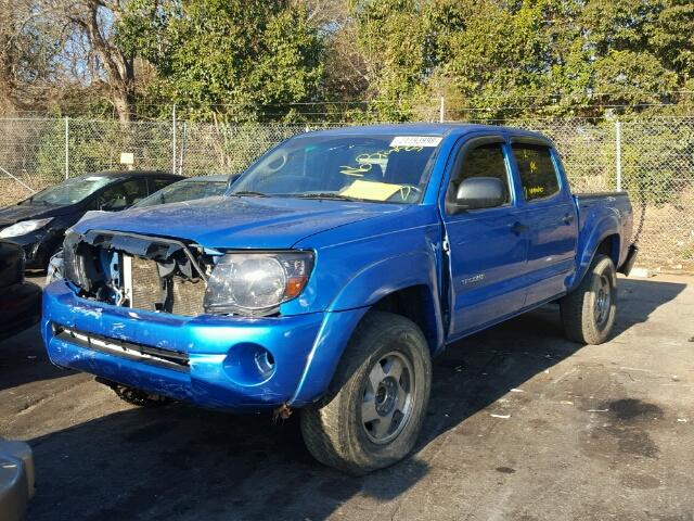 5TELU42N97Z346978 - 2007 TOYOTA TACOMA DOU BLUE photo 2