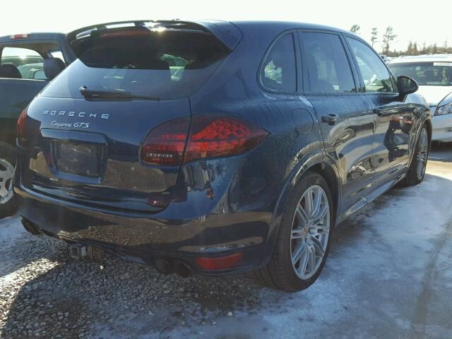 WP1AD2A21ELA70308 - 2014 PORSCHE CAYENNE GT BLUE photo 4