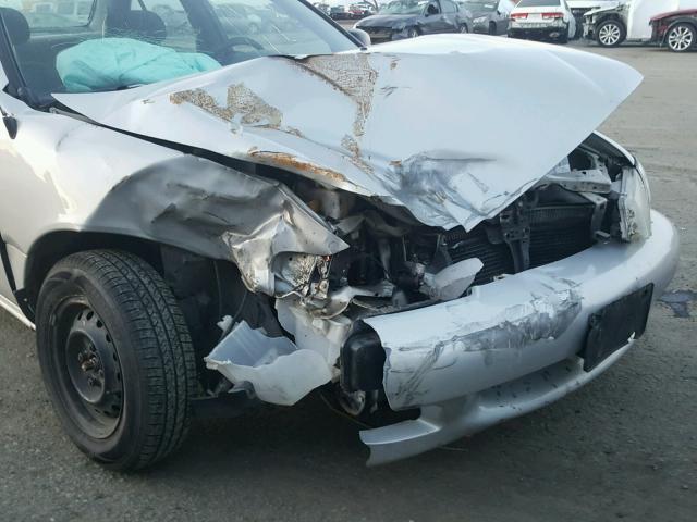 1N4AB41DXXC718192 - 1999 NISSAN SENTRA BAS SILVER photo 9