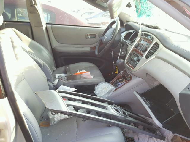 JTEDP21A140020274 - 2004 TOYOTA HIGHLANDER SILVER photo 5