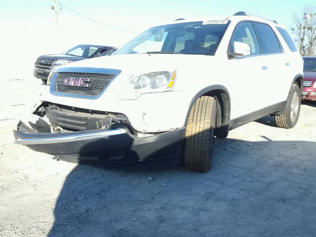 1GKLVMED0AJ129650 - 2010 GMC ACADIA SLT თეთრი ფოტო 2