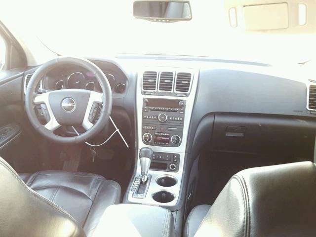 1GKLVMED0AJ129650 - 2010 GMC ACADIA SLT თეთრი ფოტო 9