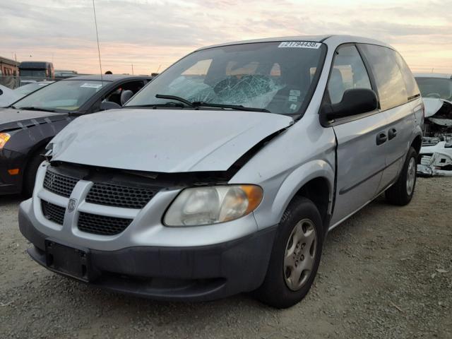 1D4GP25BX3B206082 - 2003 DODGE CARAVAN SE SILVER photo 2