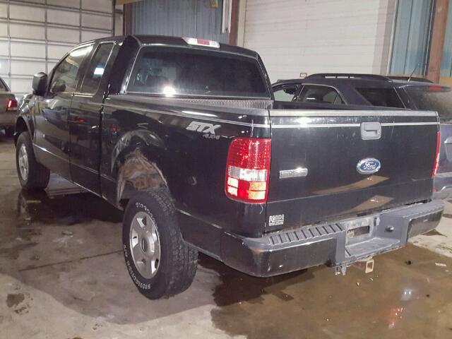 1FTRX14W84KD26730 - 2004 FORD F150 BLACK photo 3