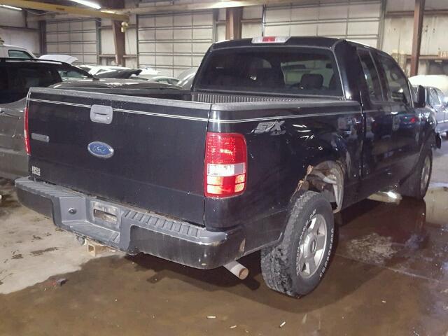 1FTRX14W84KD26730 - 2004 FORD F150 BLACK photo 4