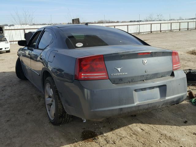 2B3KA43R18H205049 - 2008 DODGE CHARGER CHARCOAL photo 3