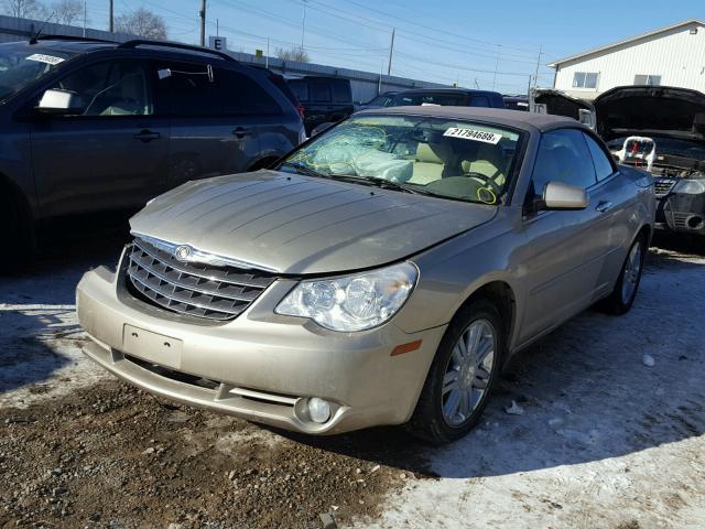 1C3LC65M38N692907 - 2008 CHRYSLER SEBRING LI GOLD photo 2