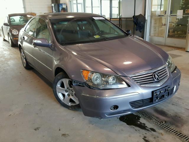 JH4KB16515C012464 - 2005 ACURA RL GRAY photo 1