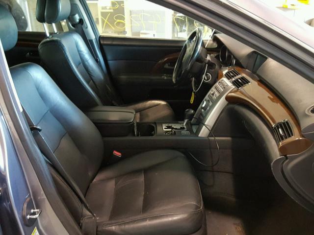 JH4KB16515C012464 - 2005 ACURA RL GRAY photo 5